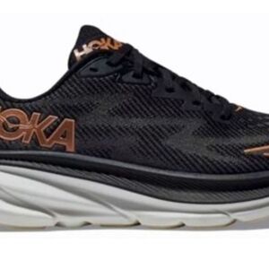 Hoka Clifton 9 Black Rose Gold Women's Running Shoes 9.5 D
